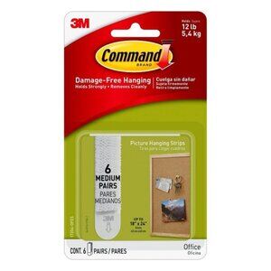 3M Command Picture Hanging Strips 3 packages NIP